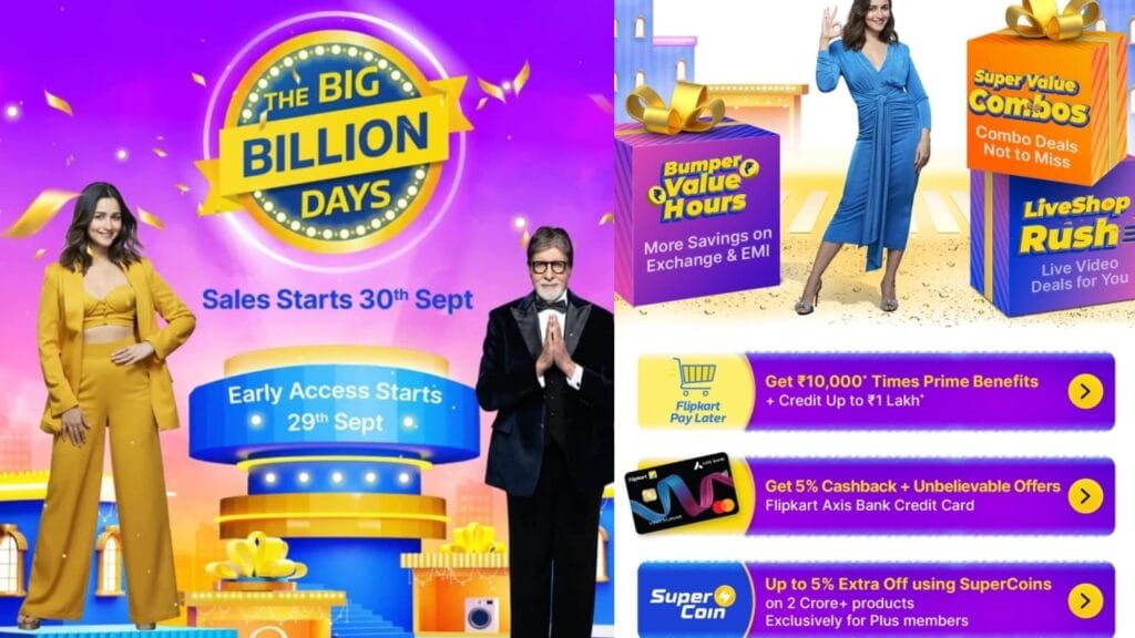 big billion sale on flipkart 2024  date 